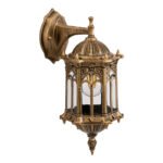 GLOBOSTAR® DARCY 00658 Vintage Φωτιστικό Τοίχου - Απλίκα με Ντουί 1 x E27 AC 220-240V IP20 - Μπρούτζινο Εφέ Σκουριάς - Μ15.5 x Π15.5 x Υ34.5cm - Image 4