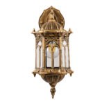 GLOBOSTAR® DARCY 00658 Vintage Φωτιστικό Τοίχου - Απλίκα με Ντουί 1 x E27 AC 220-240V IP20 - Μπρούτζινο Εφέ Σκουριάς - Μ15.5 x Π15.5 x Υ34.5cm - Image 7