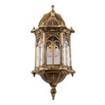 GLOBOSTAR® DARCY 00658 Vintage Φωτιστικό Τοίχου - Απλίκα με Ντουί 1 x E27 AC 220-240V IP20 - Μπρούτζινο Εφέ Σκουριάς - Μ15.5 x Π15.5 x Υ34.5cm - Image 8