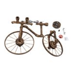 GLOBOSTAR® SWIFTWALKER 00660 Vintage Κρεμαστό Φωτιστικό Οροφής με Ντουί 3 x E27 AC 220-240V IP20 - Χάλκινο & Κόκκινο - Μ85 x Π29.5 x Υ55cm - Image 17