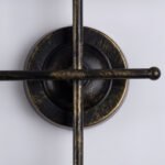 GLOBOSTAR® PIPING 00666-1 Vintage Φωτιστικό Οροφής με Ντουί 6 x E27 AC 220-240V IP20 - Μπρούτζινο - Μ66 x Π9.5 x Υ49cm - Image 7