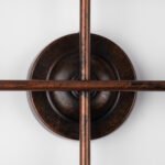 GLOBOSTAR® PIPING 00668 Vintage Φωτιστικό Τοίχου - Απλίκα με Ντουί 12 x E27 AC 220-240V IP20 - Χάλκινο - Μ78.5 x Π9.5 x Υ64cm - Image 7