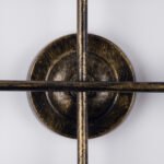 GLOBOSTAR® PIPING 00669 Vintage Φωτιστικό Τοίχου - Απλίκα με Ντουί 12 x E27 AC 220-240V IP20 - Μπρούτζινο - Μ78.5 x Π9.5 x Υ64cm - Image 7