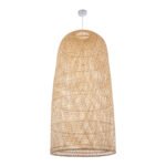 GLOBOSTAR® CALERO 00670 Boho Κρεμαστό Φωτιστικό Οροφής με Ντουί 1 x E27 AC 220-240V IP20 - Μπεζ - Μ60 x Π60 x Y120cm - Image 4