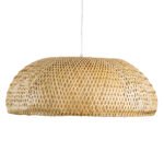 GLOBOSTAR® SAN TROPEZ 00674 Boho Κρεμαστό Φωτιστικό Οροφής με Ντουί 1 x E27 AC 220-240V IP20 - Μπεζ - Μ80 x Π80 x Y28cm - Image 5