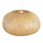 GLOBOSTAR® SAN TROPEZ 00674 Boho Κρεμαστό Φωτιστικό Οροφής με Ντουί 1 x E27 AC 220-240V IP20 - Μπεζ - Μ80 x Π80 x Y28cm - Image 7