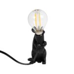 GLOBOSTAR® MOUSE 00678 Vintage Επιτραπέζιο Φωτιστικό Πορτατίφ με Ντουί 1 x E12 AC 220-240V IP20 - Μαύρο - Μ12 x Π4 x Υ10cm - Image 5