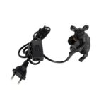 GLOBOSTAR® MOUSE 00678 Vintage Επιτραπέζιο Φωτιστικό Πορτατίφ με Ντουί 1 x E12 AC 220-240V IP20 - Μαύρο - Μ12 x Π4 x Υ10cm - Image 7