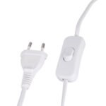 GLOBOSTAR® MOUSE 00679 Vintage Επιτραπέζιο Φωτιστικό Πορτατίφ με Ντουί 1 x E12 AC 220-240V IP20 - Λευκό - Μ12 x Π4 x Υ10cm - Image 6