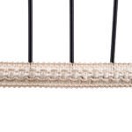 GLOBOSTAR® NEVIS 00681 Μοντέρνο Κρεμαστό Φωτιστικό Οροφής με Ντουί 1 x E27 AC 220-240V IP20 - Μαύρο & Μπεζ - Μ49 x Π49 x Υ34.5cm - Image 10