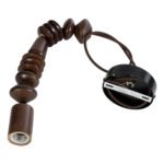 GLOBOSTAR® BEADS 00693 Vintage Κρεμαστό Φωτιστικό Οροφής με Ντουί 1 x E27 AC 220-240V IP20 - Καφέ - Μ5 x Π5 x Y33cm - Image 4