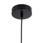 GLOBOSTAR® BEADS 00693 Vintage Κρεμαστό Φωτιστικό Οροφής με Ντουί 1 x E27 AC 220-240V IP20 - Καφέ - Μ5 x Π5 x Y33cm - Image 5