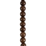 GLOBOSTAR® BEADS 00694 Vintage Κρεμαστό Φωτιστικό Οροφής με Ντουί 1 x E27 AC 220-240V IP20 - Καφέ - Μ4 x Π4 x Υ47cm - Image 3