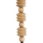 GLOBOSTAR® BEADS 00696 Vintage Κρεμαστό Φωτιστικό Οροφής με Ντουί 1 x E27 AC 220-240V IP20 - Μπεζ - Μ5 x Π5 x Υ33cm - Image 3