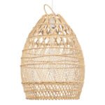 GLOBOSTAR® TAHITI 00710 Boho Κρεμαστό Φωτιστικό Οροφής με Ντουί 1 x E27 AC 220-240V IP20 - Μπεζ - Μ38 x Π38 x Υ50cm - Image 5