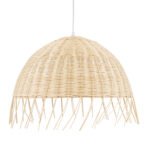 GLOBOSTAR® JAKARTA 00712 Boho Κρεμαστό Φωτιστικό Οροφής με Ντουί 1 x E27 AC 220-240V IP20 - Μπεζ - Μ50 x Π50 x Υ36cm - Image 5
