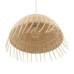 GLOBOSTAR® JAKARTA 00712 Boho Κρεμαστό Φωτιστικό Οροφής με Ντουί 1 x E27 AC 220-240V IP20 - Μπεζ - Μ50 x Π50 x Υ36cm - Image 6