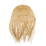 GLOBOSTAR® MANILA 00713 Boho Κρεμαστό Φωτιστικό Οροφής με Ντουί 1 x E27 AC 220-240V IP20 - Μπεζ - Μ50 x Π50 x Υ70cm - Image 5