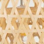 GLOBOSTAR® MANGEA 00715 Boho Κρεμαστό Φωτιστικό Οροφής με Ντουί 1 x E27 AC 220-240V IP20 - Μπεζ - Μ35 x Π35 x Υ22cm - Image 10