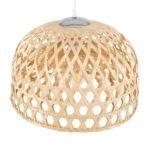 GLOBOSTAR® MANGEA 00716 Boho Κρεμαστό Φωτιστικό Οροφής με Ντουί 1 x E27 AC 220-240V IP20 - Μπεζ - Μ50 x Π50 x Υ34cm - Image 7