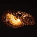 GLOBOSTAR® MEXICO 00718 Boho Κρεμαστό Φωτιστικό Οροφής με Ντουί 1 x E27 AC 220-240V IP20 - Μπεζ - Μ40 x Π30 x Υ18cm - Image 2