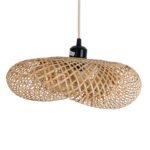 GLOBOSTAR® MEXICO 00718 Boho Κρεμαστό Φωτιστικό Οροφής με Ντουί 1 x E27 AC 220-240V IP20 - Μπεζ - Μ40 x Π30 x Υ18cm - Image 4