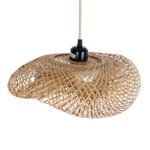 GLOBOSTAR® MEXICO 00718 Boho Κρεμαστό Φωτιστικό Οροφής με Ντουί 1 x E27 AC 220-240V IP20 - Μπεζ - Μ40 x Π30 x Υ18cm - Image 5