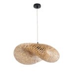 GLOBOSTAR® MEXICO 00719 Boho Κρεμαστό Φωτιστικό Οροφής με Ντουί 1 x E27 AC 220-240V IP20 - Μπεζ - Μ65 x Π46 x Υ30cm - Image 3