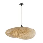 GLOBOSTAR® MEXICO 00720 Boho Κρεμαστό Φωτιστικό Οροφής με Ντουί 1 x E27 AC 220-240V IP20 - Μπεζ - Μ85 x Π55 x Υ36cm - Image 4