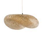 GLOBOSTAR® MEXICO 00720 Boho Κρεμαστό Φωτιστικό Οροφής με Ντουί 1 x E27 AC 220-240V IP20 - Μπεζ - Μ85 x Π55 x Υ36cm - Image 6
