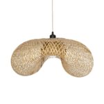 GLOBOSTAR® MEXICO 00720 Boho Κρεμαστό Φωτιστικό Οροφής με Ντουί 1 x E27 AC 220-240V IP20 - Μπεζ - Μ85 x Π55 x Υ36cm - Image 9