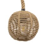 GLOBOSTAR® MANDALA 00730 Boho Κρεμαστό Φωτιστικό Οροφής με Ντουί 1 x E27 AC 220-240V IP20 - Μπεζ - Μ20 x Π20 x Υ20cm - Image 7