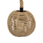 GLOBOSTAR® MANDALA 00730 Boho Κρεμαστό Φωτιστικό Οροφής με Ντουί 1 x E27 AC 220-240V IP20 - Μπεζ - Μ20 x Π20 x Υ20cm - Image 8