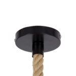 GLOBOSTAR® MANDALA 00730 Boho Κρεμαστό Φωτιστικό Οροφής με Ντουί 1 x E27 AC 220-240V IP20 - Μπεζ - Μ20 x Π20 x Υ20cm - Image 9