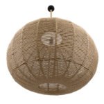 GLOBOSTAR® MANDALA 00732 Boho Κρεμαστό Φωτιστικό Οροφής με Ντουί 1 x E27 AC 220-240V IP20 - Μπεζ - Μ80 x Π80 x Υ60cm - Image 6