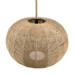 GLOBOSTAR® MANDALA 00732 Boho Κρεμαστό Φωτιστικό Οροφής με Ντουί 1 x E27 AC 220-240V IP20 - Μπεζ - Μ80 x Π80 x Υ60cm - Image 7