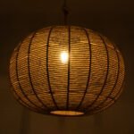 GLOBOSTAR® MANDALA 00732 Boho Κρεμαστό Φωτιστικό Οροφής με Ντουί 1 x E27 AC 220-240V IP20 - Μπεζ - Μ80 x Π80 x Υ60cm - Image 3