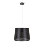 GLOBOSTAR® SPARKLE 00733 Μοντέρνο Κρεμαστό Φωτιστικό Οροφής με Ντουί 1 x E27 AC 220-240V IP20 - Μαύρο - Μ35 x Π35 x Υ26cm - Image 4