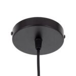 GLOBOSTAR® SPARKLE 00733 Μοντέρνο Κρεμαστό Φωτιστικό Οροφής με Ντουί 1 x E27 AC 220-240V IP20 - Μαύρο - Μ35 x Π35 x Υ26cm - Image 8