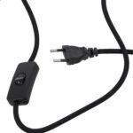 GLOBOSTAR® JAVAN 00738 Μοντέρνο Επιτραπέζιο Φωτιστικό Πορτατίφ με Ντουί 1 x E27 AC 220-240V IP20 - Μαύρο Φιμέ & Μαύρο - Μ30 x Π30 x Y19cm - Image 9