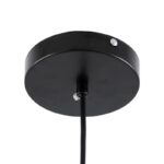 GLOBOSTAR® CHARLOTTE 00743 Μοντέρνο Κρεμαστό Φωτιστικό Οροφής LED 5W 500lm 180° AC 220-240V IP20 Θερμό Λευκό 2700K - Sanan SMD Chip - Μαύρο & Μαύρο Φιμέ - Μ23 x Π23 x Υ23cm - 2 Xρόνια Εγγύηση - Image 8