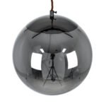 GLOBOSTAR® ΑΧΤΟΝ 00749 Μοντέρνο Κρεμαστό Φωτιστικό Οροφής LED 7W 500lm 180° AC 220-240V IP20 Θερμό Λευκό 2700K - Sanan SMD Chip - Μαύρο & Μαύρο Φιμέ - Μ30 x Π30 x Υ30cm - 2 Χρόνια Εγγύηση - Image 7