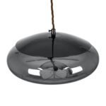 GLOBOSTAR® AXTON 00751 Μοντέρνο Κρεμαστό Φωτιστικό Οροφής LED 5W 500lm 180° AC 220-240V IP20 Θερμό Λευκό 2700K - Sanan SMD Chip - Μαύρο & Μαύρο Φιμέ - Μ30 x Π30 x Υ15cm - 2 Xρόνια Εγγύηση - Image 7