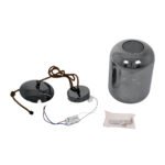 GLOBOSTAR® ΑΧΤΟΝ 00753 Μοντέρνο Κρεμαστό Φωτιστικό Οροφής LED 7W 500lm 180° AC 220-240V IP20 Θερμό Λευκό 2700K - Sanan SMD Chip - Μαύρο & Μαύρο Φιμέ - Μ18 x Π18 x Υ18cm - 2 Χρόνια Εγγύηση - Image 9