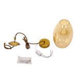 GLOBOSTAR® ΑΧΤΟΝ 00754 Μοντέρνο Κρεμαστό Φωτιστικό Οροφής LED 7W 500lm 180° AC 220-240V IP20 Θερμό Λευκό 2700K - Sanan SMD Chip - Μελί & Χρυσό - Μ17 x Π17 x Υ18cm - 2 Χρόνια Εγγύηση - Image 9