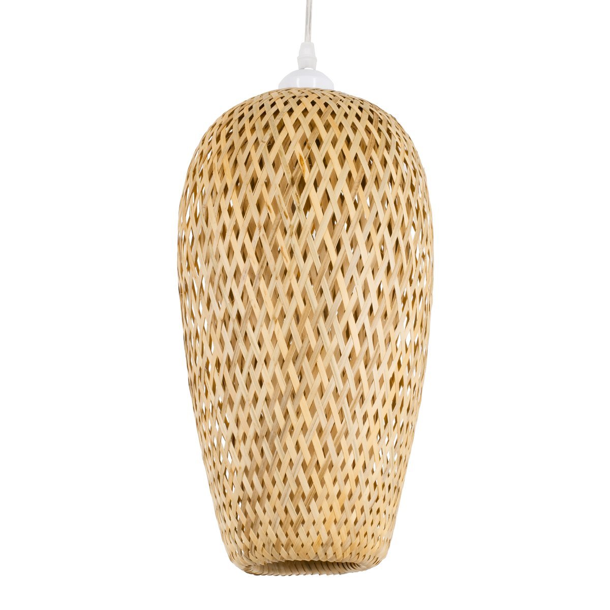 00764_0 GLOBOSTAR® SAN TROPEZ 00764 Boho Κρεμαστό Φωτιστικό Οροφής με Ντουί 1 x E27 AC 220-240V IP20 - Μπεζ - Μ19 x Π19 x Υ42cm - Image 1