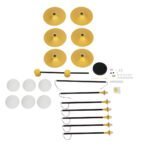 GLOBOSTAR® JOLIET 00780 Μοντέρνο Φωτιστικό Οροφής με Ντουί 6 x G9 AC 220-240V IP20 - Μαύρο & Χρυσό - Μ93 x Π93 x Υ87cm - Image 13