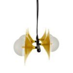 GLOBOSTAR® JOLIET 00782 Μοντέρνο Κρεμαστό Φωτιστικό Οροφής με Ντουί 4 x G9 AC 220-240V IP20 - Μαύρο & Χρυσό - Μ65 x Π28 x Υ20cm - Image 6