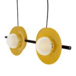 GLOBOSTAR® JOLIET 00782 Μοντέρνο Κρεμαστό Φωτιστικό Οροφής με Ντουί 4 x G9 AC 220-240V IP20 - Μαύρο & Χρυσό - Μ65 x Π28 x Υ20cm - Image 7