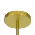 GLOBOSTAR® ZANE 00786 Μοντέρνο Φωτιστικό Οροφής με Ντουί 6 x E27 AC 220-240V IP20 - Χρυσό - Μ70 x Π70 x Υ100cm - Image 9